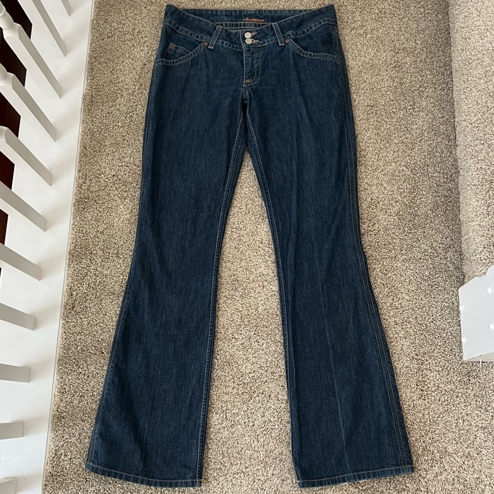 Hudson Women’s Mid Rise Flare Leg Jeans Size 32